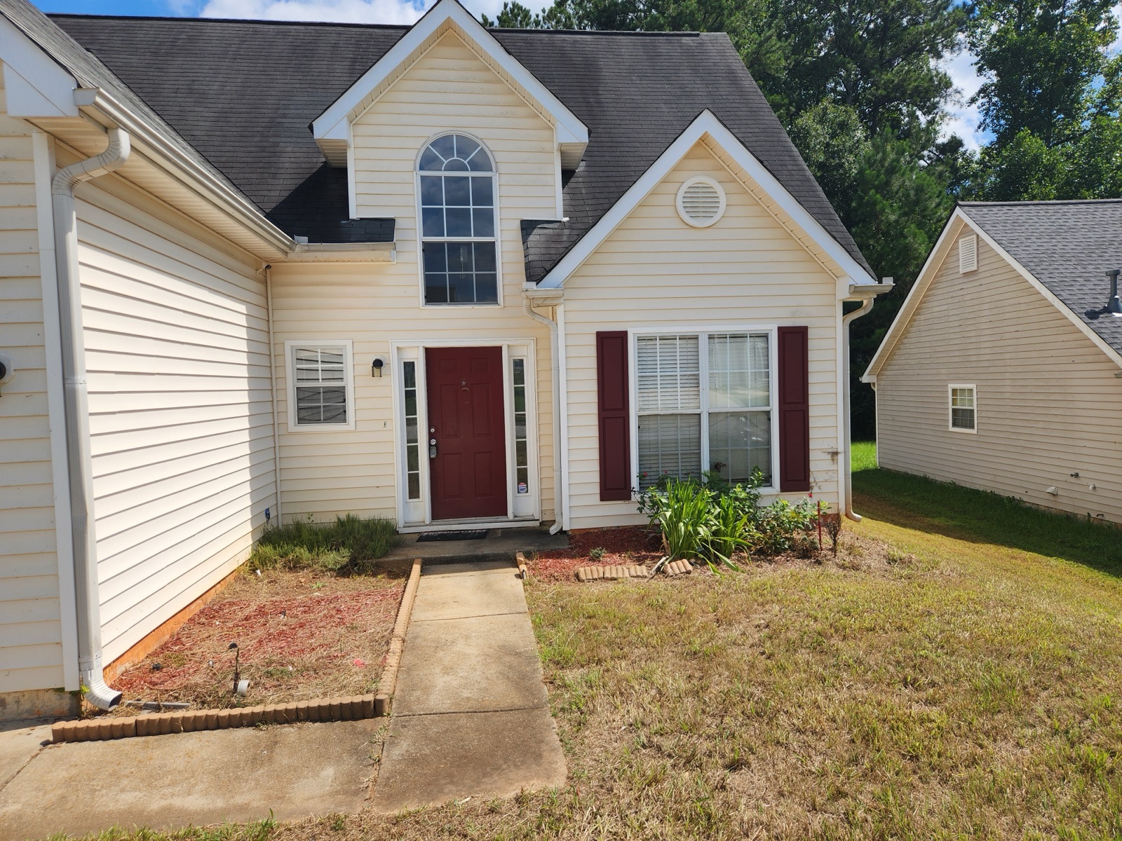 Home exterior before rehab
