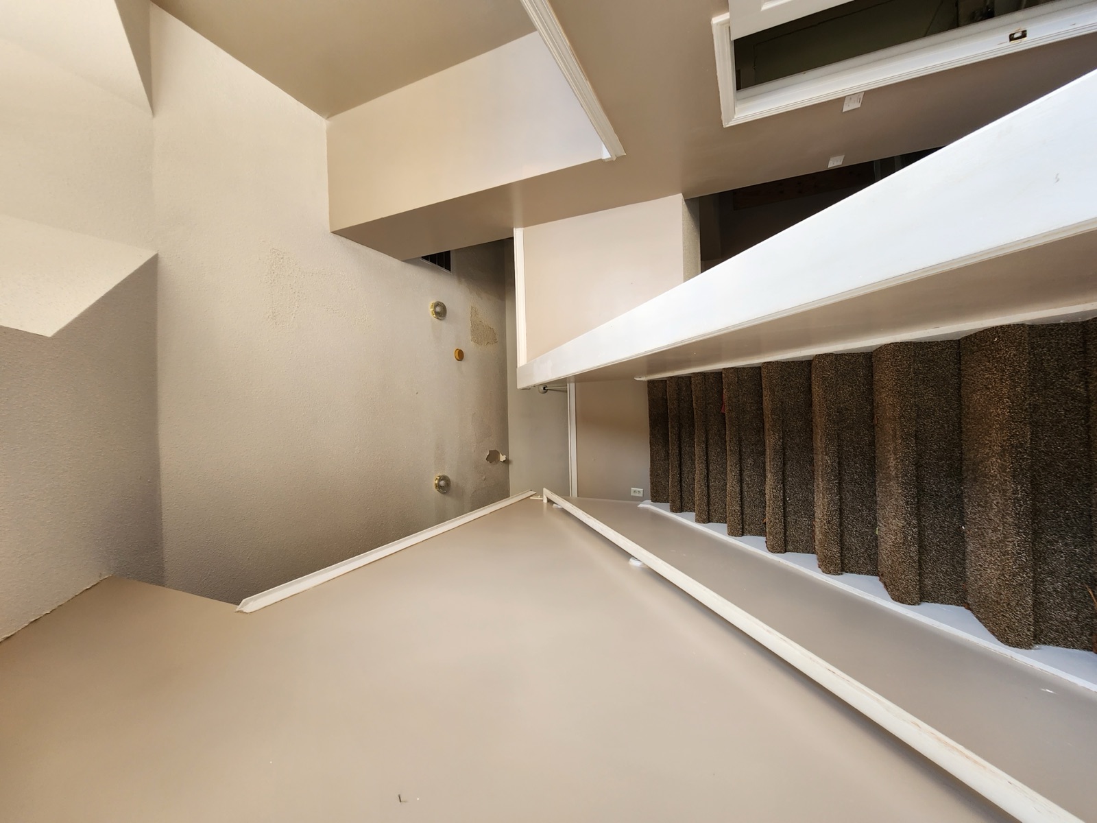 Stairwell before rehab
